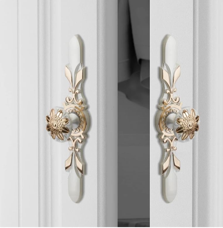 10 Pack 1.35 Inch Two Tone Silver Gold Cabinet Knobs with Backplate - color: Gold Silver Large