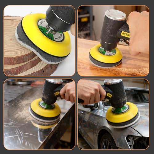 2 Inch Interface Pad: 9 Pack Hook & Loop Foam Sanding Discs Backing Pads Replacement for Mini RO Sander Detail Sanding,Soft Density Sponge Round Cushion Buffer - style: 2" No-Hole Interface Pad