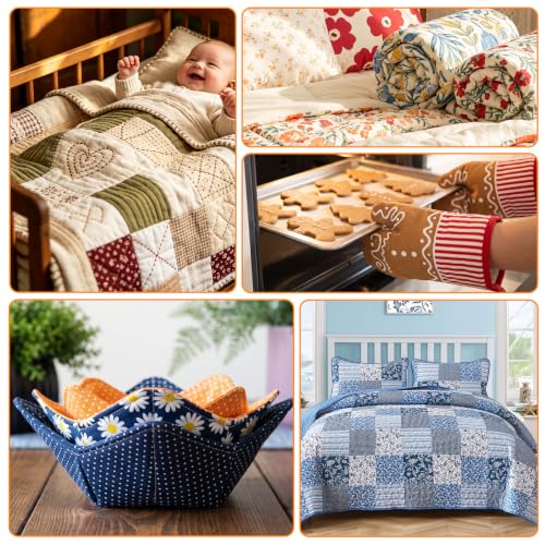 Natural Cotton Quilt Batting 60 × 60 Inches 200gsm - size: 60 × 60 Inches