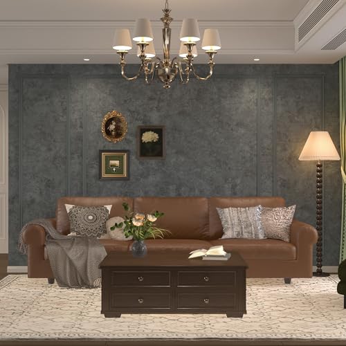 3yecao Grey Peel and Stick Concrete Wallpaper Gray Concrete Contact Paper - color: Light Blue Grey, size: 16" x 354"