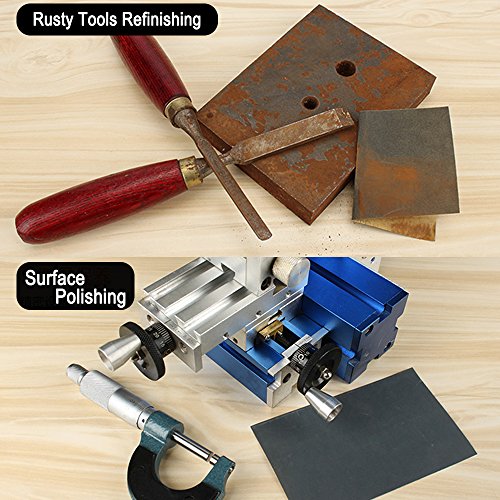 9x11 inch 18 Sheets Sandpaper, Wet or Dry 2000-12000 Grit 9 Assortment Sand Paper, Extra Fine Abrasive Pads for Automotive Sanding, Wood Turing Finishing, Metal Furniture Polishing and More