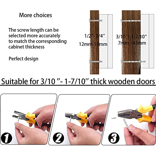 Goo-Ki Cabinet Handles 12 PCS - Black Drawer Pulls 7-1/2 in (192mm) Hole Centers - Tilted Solid Drawer Handles for Kitchen Cabinet Pulls - Finger Pull - color: Matte Black, size: 7-1/2 Inch Hole Center