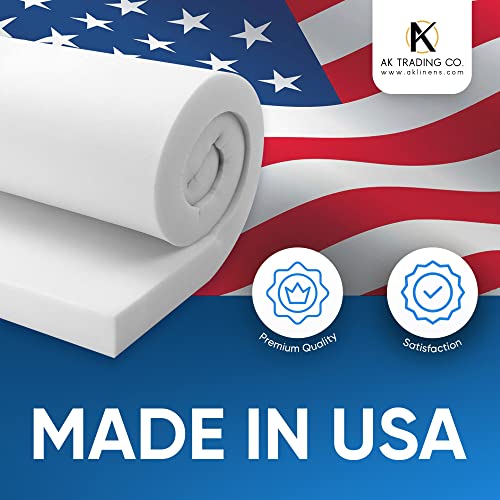 AK Trading CO. AK Trading Medium Density Cushion (Seat Replacement, Sheet, Padding), 5" H X 30" W x 72" L Upholstery Foam - style: 5 Inch H X 30 Inch W x 72 Inch L