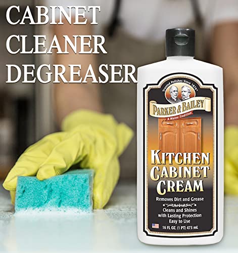 Parker and Bailey Kitchen Cabinet Cream Wood Cleaner Grease Remover 1pk