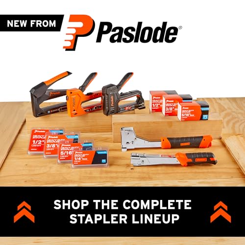 Paslode Compact Hammer Tacker Kit, with 5/16" & 3/8" 20-GA Staples