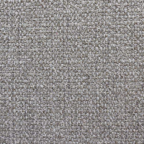 56" Wide Heavy Upholstery Faux Linen Fabric Silver Color by The Yard - color: Silver