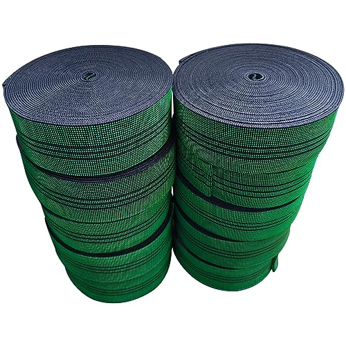 40ft Sofa Elastic Webbing Elasbelt Stretch Latex Band Furniture Repair DIY Upholstery Modification Elasbelt Chair Couch Material Replacement (Green 5cm 10m) - color: Green 5cm 10m