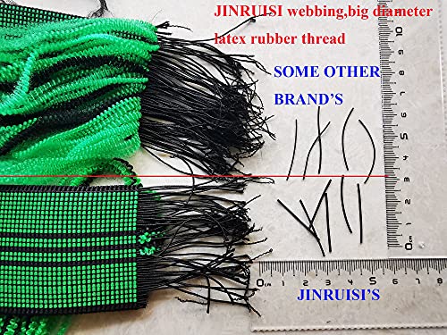41FT 12.5 Meter Long, Thick and High Elasticity 2" Wide Elastic Webbing,Upholstery Sofa,Chair,Couch Seat Belt Replacement,Upholstery Webbing Elasbelt (41 ft) - size: 41 ft
