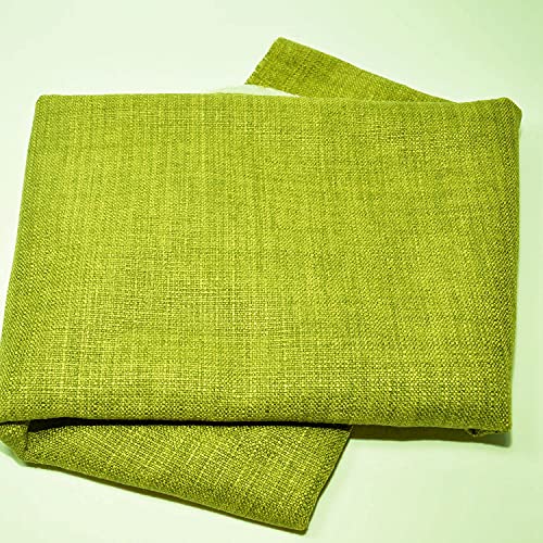 Yutong Fabric by The Yard and 9OZ-100% Polyester Upholstery Sewing Fabrics-Solid Green Pattern - color: Green, size: 1 Yard
