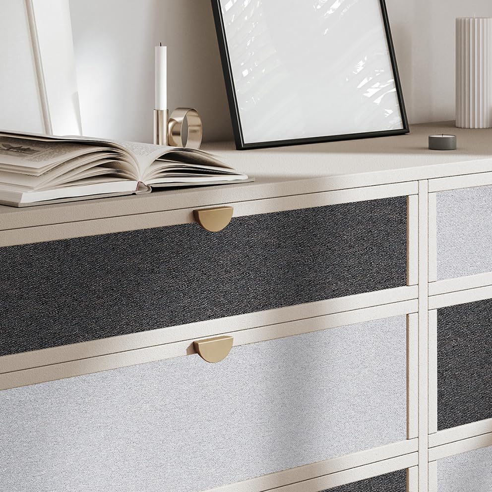 SHUFA Gray Cotton-Like Textured Grasscloth Wallpaper Matte Thick Real Woven Fabric Peel and Stick Contact Paper Removable Self Adhesive Washable (16.5"x78.7") A1s - color: Gray, size: 16.5"x78.7"