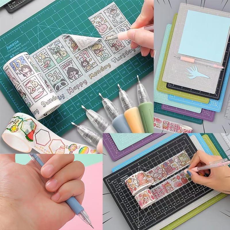 6Pcs Art Cutting Knife Pen for Paper Crafts & Scrapbook