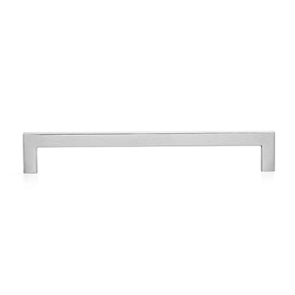 Ravinte Brushed Nickel Square Cabinet Handles & Pulls 8-4/5 Inch 10 Pack - size: 9-1/4 in (8-4/5 in Hole Center)