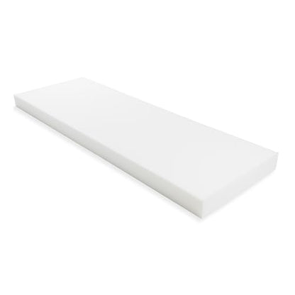 GoTo Foam 4" Height x 30" Width x 72" Length 36ILD (Semi-Firm) Upholstery Cushion Made in USA - color: Semi-Firm, size: 4x30x72