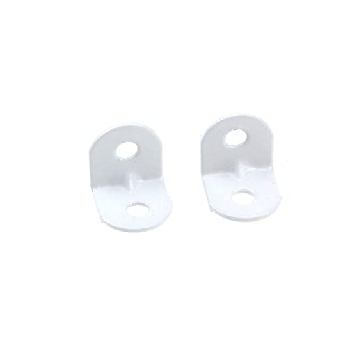 Coshar 20pcs L Bracket Joint Right Angle Bracket Shelf Braces - size: 0.75"x0.75"x0.71"