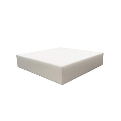 FoamRush Upholstery Foam Cushion High Density (Square Foam for Dining Chairs, Chair & Wheelchair Seat Cushion Replacement), 1" W x 24" L x 24" H - color: High Density Foam, size: 1" x 24" x 24"