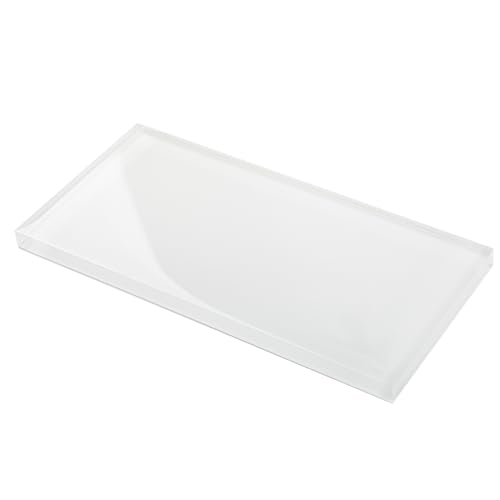 Lovdeco White Glass Subway Tile, Glass for Bathroom Kitchen Shower Backsplash Wall, 3 x 6 Inches, 4 Sq.Ft. - color: White, size: 3 x 6 Inch
