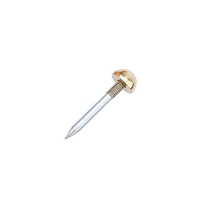 dophee 20Pcs Gold Small Round Head Brass Upholstery Nails Tacks, 8mm - color: Gold, size: 8mm