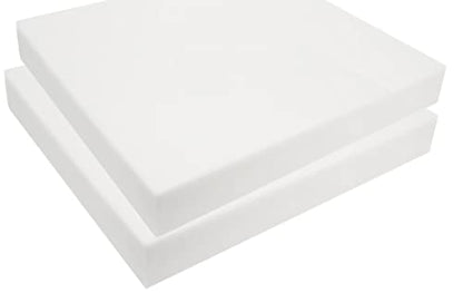 FoamTouch High Density (2pack) 1" Height x 24" Width x 24" Length Upholstery Foam - size: 1" x 24" x 24" (2Pack)