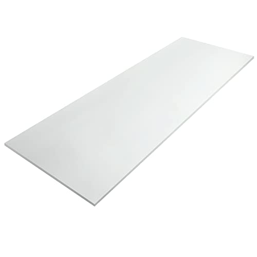 Amylove 1 Pack Upholstery Foam Sheet, 1/2" X 24" X 72", White - color: White, size: 1/2" X 24" X 72"