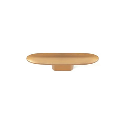Goo-Ki 6 Pack Oval Cabinet Knobs Champagne Copper Zinc Alloy Drawer Knobs - color: Champagne Copper, size: 3" Full Length