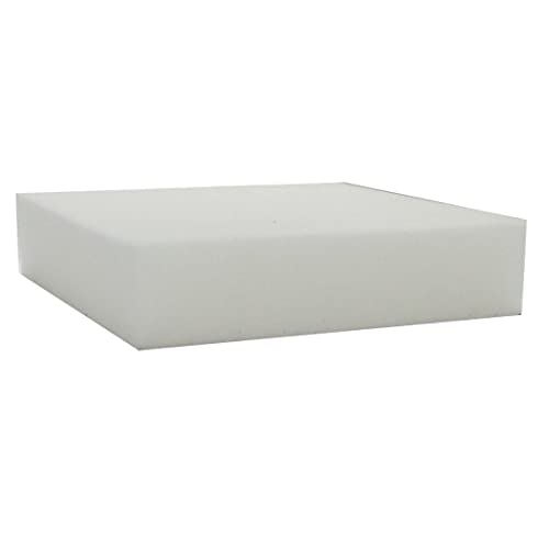 Mybecca 6" x 24" x 24" High Density Upholstery Foam Cushion (Seat Replacement, Upholstery Sheet, Foam Padding)