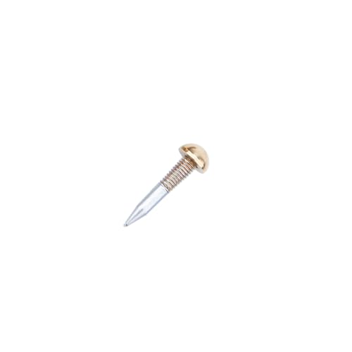 dophee 20Pcs Gold Small Round Head Brass Upholstery Nails Tacks, 6mm - color: Gold, size: 6mm