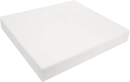 FoamTouch High Density 1" Height x 22" Width x 22" Length Upholstery Foam - size: 1x22x22