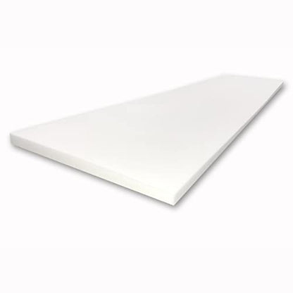 FoamTouch Upholstery Foam Cushion High Density 4" H x 24" W x 120" L - size: 4" x 24" x 120"