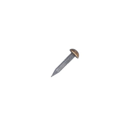dophee 20Pcs Bronze Small Round Head Brass Upholstery Nails Tacks, 6mm - color: Antique Bronze, size: 6mm