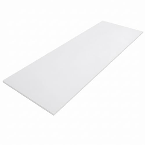 Amylove 1 Pack Upholstery Foam Sheet, 1/2" X 24" X 116",White - color: White, size: 1/2" X 24" X 116"