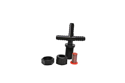 Valley Industries Polypropylene Cross Nozzle Body Kit - 11/16" MPS x 3/8" HB - style: Cross Nozzle Body