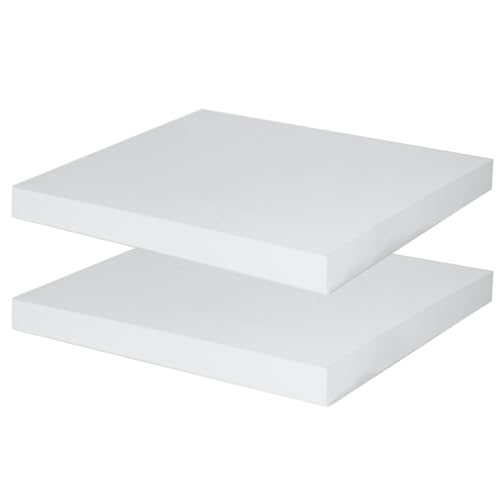 Polyurethane Foam 2 PCS 16 x 12 x 1 inch, High Density Cushion Foam for Seat Replacement, DIY Projects, Upholstery, Packing & Furniture Padding - size: 16x12x1inch