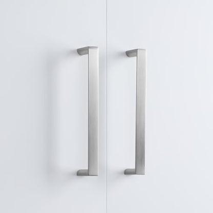 Brushed Satin Nickel Kitchen Cabinet Pulls 5 Inch 10 Pack - color: Brushed Satin Nickel, size: 5'' Hole Center(128mm)