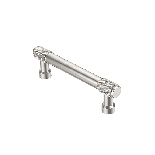 Alzassbg 3-3/4" Brushed Satin Nickel Cabinet Pulls 10 Pack, AL3017SN - color: Brushed Satin Nickel, size: 3-3/4" Hole Center