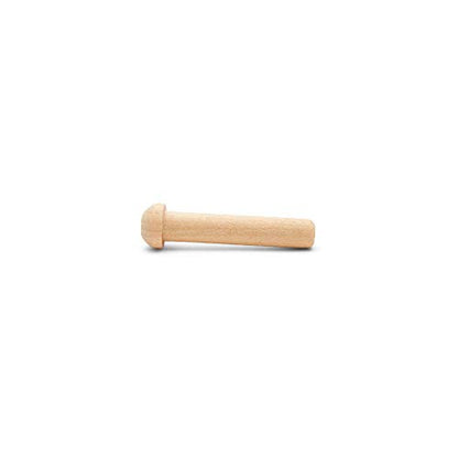 Wood Axle Pegs 1-7/8-inch, Pack of 25 Mini Wooden Pegs for Wood Train Craft, Fits 3/8-inch Hole Wooden Wheels for Crafts, by Woodpeckers - size: 1-7/8 inch