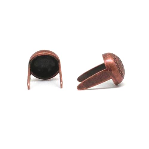 Sunburst Nail Head Antique Copper 1/4" Dia. Spots 100 pk NH20343-10