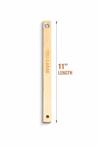 Tru-Lamb Floor Scrapers, 5 Pack, Paint, Stain & Varnish Removal Tools with Red Devil Blades, Professional Scrapers for Surface Prep and Finish Removal (5 Pack, 11" x 1") - size: 11" x 1"
