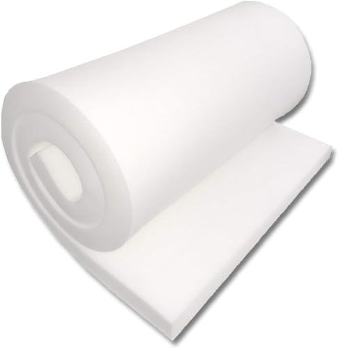 FoamTouch Upholstery Foam Cushion High Density 4'' Height x 30'' Width x 72'' Length - size: 4" x 30" x 72"
