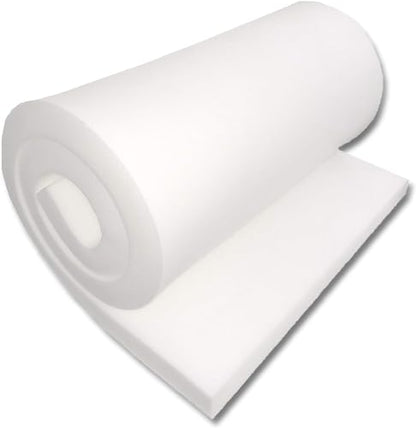 FoamTouch Upholstery Foam Cushion High Density 4'' Height x 30'' Width x 72'' Length - size: 4" x 30" x 72"
