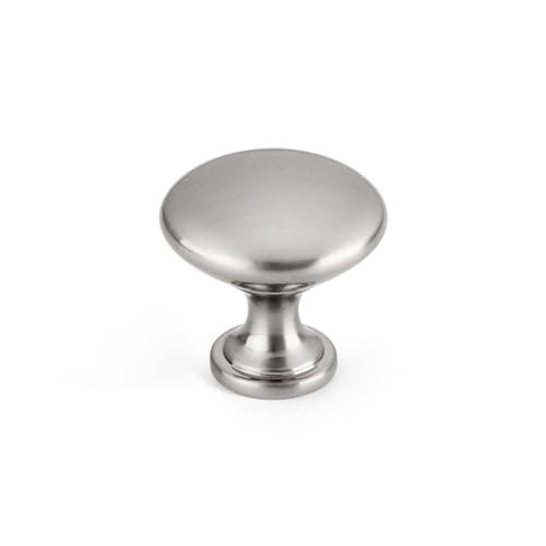 Drawer Knobs Brushed Satin Nickel Cabinet Knobs and Pulls Single Hole Knobs for Cabinets and Drawers Dresser Knobs Kitchen Cabinet Hardware,2 Pack - color: Brushed Satin Nickel, size: 2 Pack, style: Modern