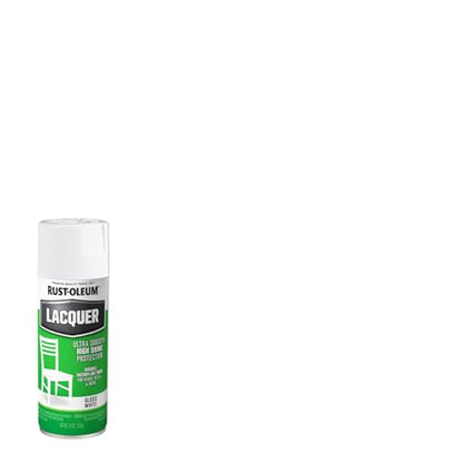 Rust-Oleum Lacquer White Spray Paint - color: White, size: 11 Ounce (Pack of 1)