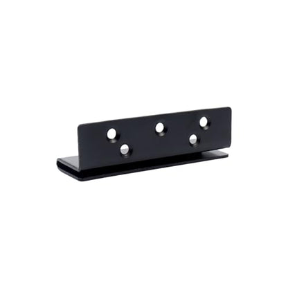 Dnyta 2pcs Double Hook Slot Bracket Bed Frame Connectors Hardware, Black