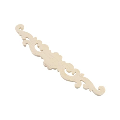Wood Carved Onlays Appliques (Style4,4 pcs) - style: Style4,4 pcs