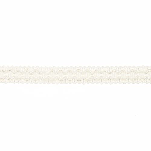 10 Yard 0.7 Inch Gimp Braid Trim, White - color: white