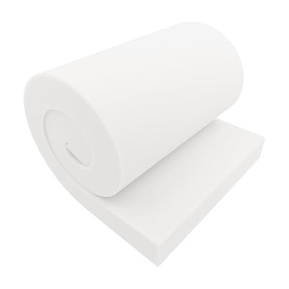 GoTo Foam 4" Height x 24" Width x 96" Length 44ILD (Firm) Upholstery Cushion Made in USA - size: 4x24x96
