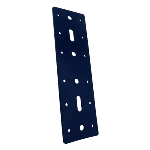 2PCS 11" X 3" Straight Steel Flat Plate,Heavy Duty Mending Plate Joining Connecting Brackets, I Strap Metal Plate.Fit 4x4,6x6 for Repair House,Furniture,Pavilion,Straight Flat Plate for tress framing - size: 11"x3"