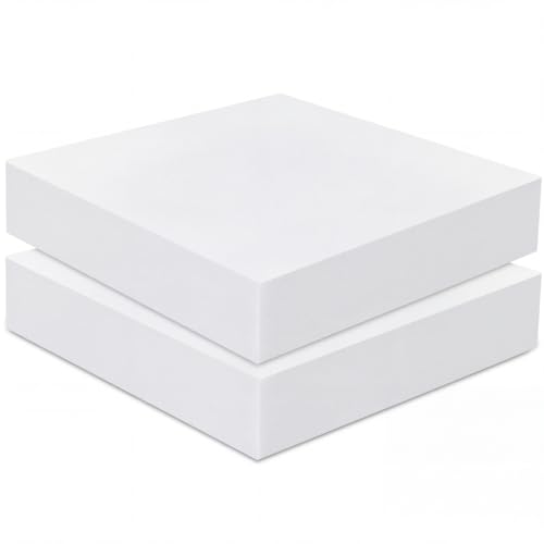 Frienda 2 Pack 6" x 20" x 20" Upholstery High Density Foam Square White - color: White, size: 6" X 20" X 20", style: Square