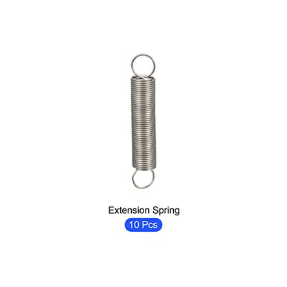 METALLIXITY Extension Spring (0.5x6x35mm/0.02"x0.24"x1.38") 10Pcs - size: 0.02"x0.24"x1.38"