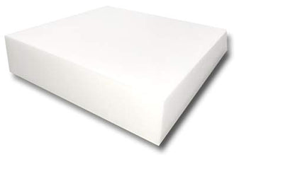 FoamTouch Upholstery Foam Cushion High Density 4" Height x 24" Width x 24" Length Made in USA - size: 4x24x24