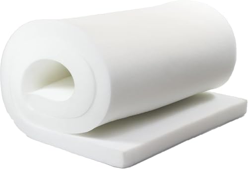 AK Trading CO. Professional Upholstery Foam 1" Thick, 36" Wide X 72" Long Regular Density, White - size: 1" X 36" X 72"